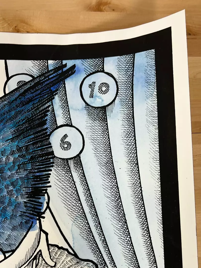 Jack White - 2022 Jay Ryan Poster Cincinnati, OH Watercolor 6 Jack White - 2022 Jay Ryan Poster Cincinnati, OH Watercolor