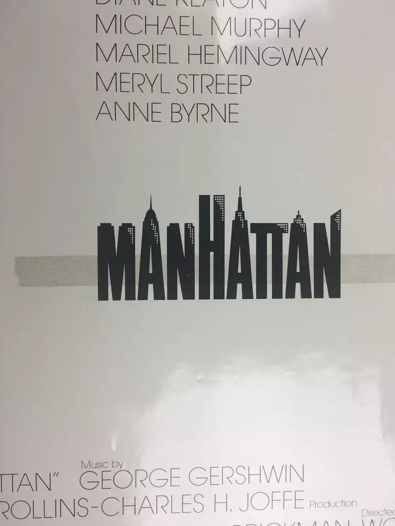 Sold Out Posters Manhattan - 1979 Cinema Poster, Movie Print, Original 4 Sold Out Posters Manhattan - 1979 Cinema Poster, Movie Print, Original