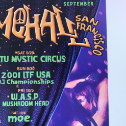 The Artworks Gig Posters MHP 128 September - 2001 Poster Maritime Hall San Fran 1st