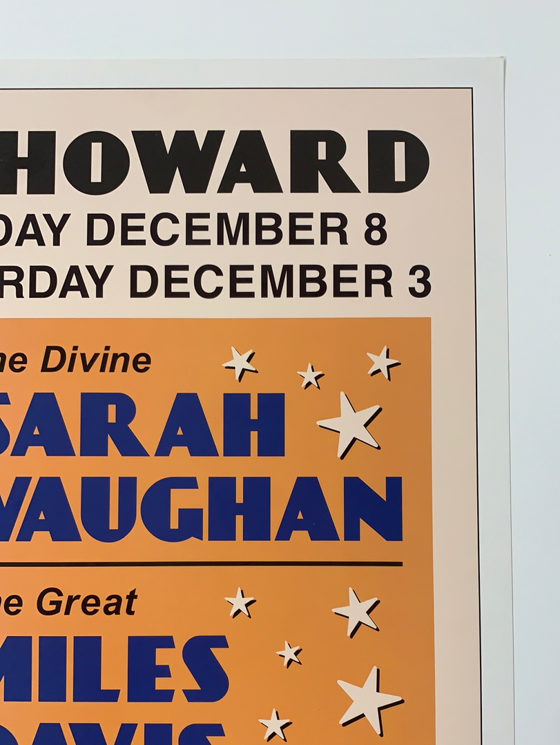 Miles Davis - 1960 Dennis Loren Repro Poster Washington DC 6 Miles Davis - 1960 Dennis Loren Repro Poster Washington DC