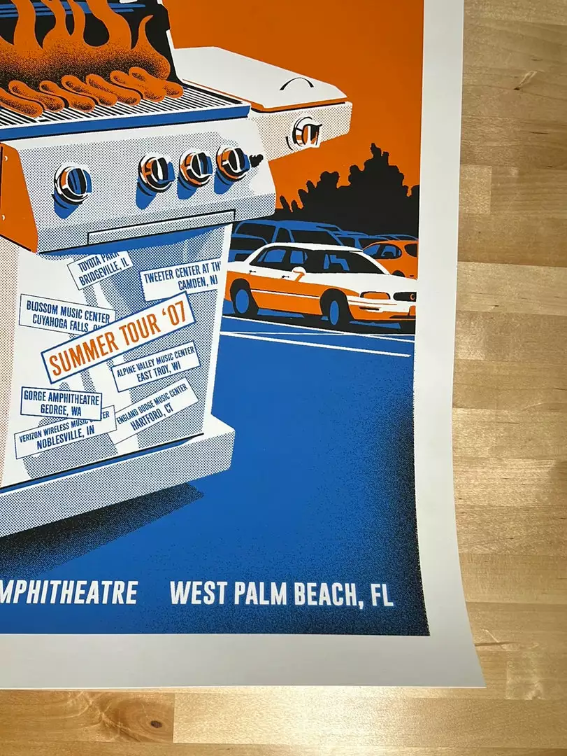 Methane Studios Dave Matthews Band - 2007 Methane Poster West Palm Beach, FL 7 Methane Studios Dave Matthews Band - 2007 Methane Poster West Palm Beach, FL