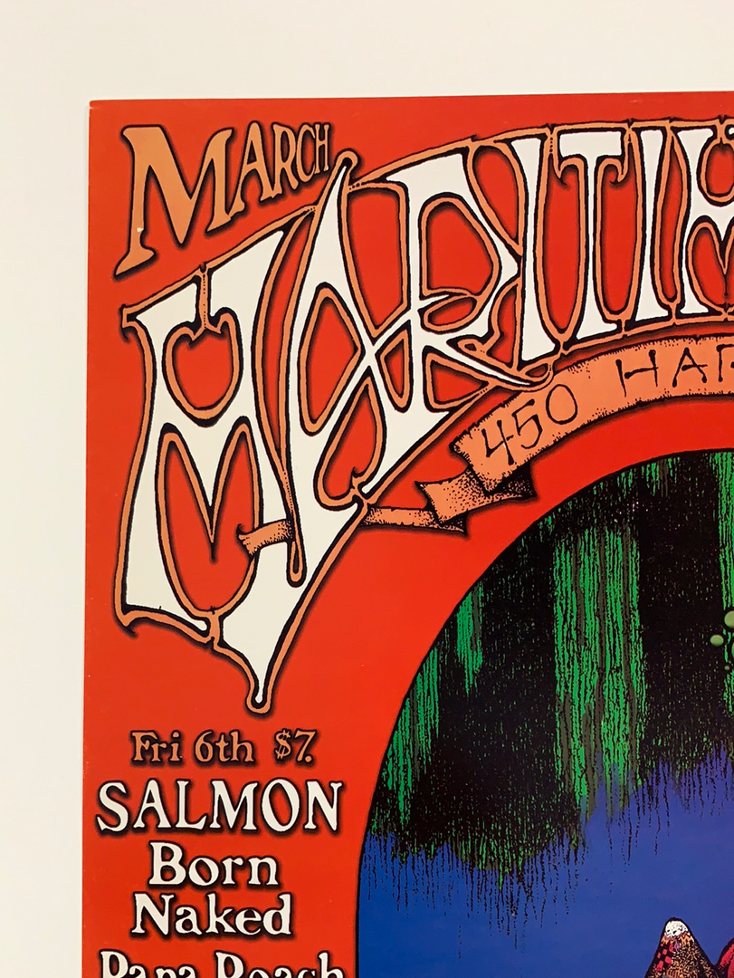 Dave Huckins MHP 44 March - 1998 Poster Maritime Hall San Fran 1st 5 Dave Huckins MHP 44 March - 1998 Poster Maritime Hall San Fran 1st