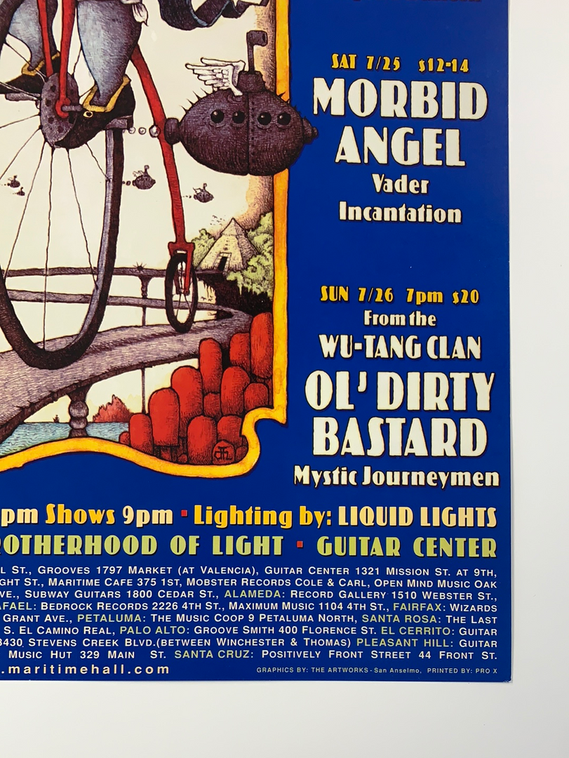 Dave Huckins MHP 48 July - 1998 Poster Maritime Hall San Fran 1st Gig Posters 7 Dave Huckins MHP 48 July - 1998 Poster Maritime Hall San Fran 1st Gig Posters