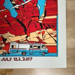 Ween - 2017 Tyler Stout Poster Red Rocks Morrison, CO Colorado 12 Ween - 2017 Tyler Stout Poster Red Rocks Morrison, CO Colorado