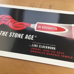 Queens Of The Stone Age - 2013 Kii Arens Poster Brooklyn New York QOTSA 15 Queens Of The Stone Age - 2013 Kii Arens Poster Brooklyn New York QOTSA