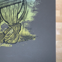 Serengeti Ghost - 2009 Dan Grzeca Poster Art Print Dark Brown