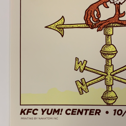 Kings Of Leon - 2017 Tyler Skaggs Poster Louisville, KY KFC Yum! Center