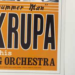 Gig Posters Gene Krupa - 1941 Dennis Loren Repro Poster Atlantic City Swing Jazz 12 Gig Posters Gene Krupa - 1941 Dennis Loren Repro Poster Atlantic City Swing Jazz