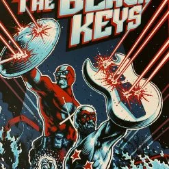 Black Keys - 2012 Blair Sayer Poster Auckland, AUS S/N Gig Posters