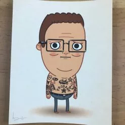 Movie/TV Posters Tatoos - 2016 Mike Mitchell Poster Hank Hill, King Of The Hill