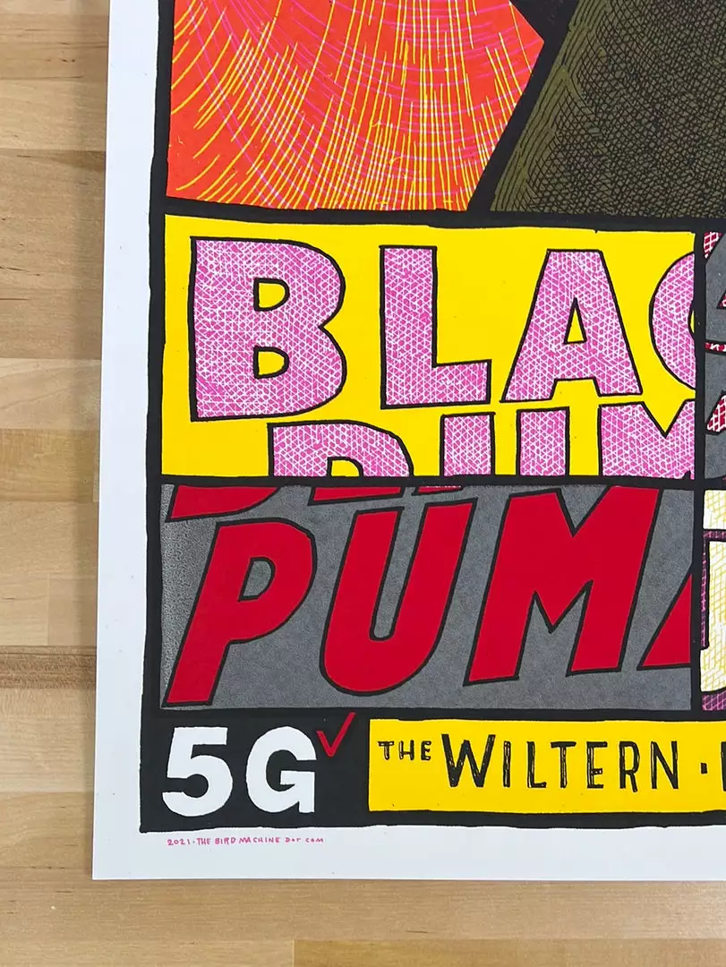 Black Pumas - 2020 Jay Ryan Poster The Wiltern Los Angeles, CA 8 Black Pumas - 2020 Jay Ryan Poster The Wiltern Los Angeles, CA