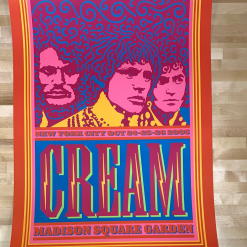 Eric Clapton Cream - 2005 John Van Hamersveld Poster New York AE 19x27.5 Gig Posters