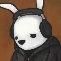 Headphones - Luke Chueh Poster, Limited Edition Art Print S/n