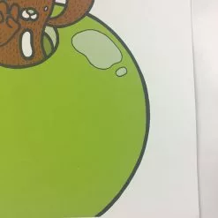 Pear Bear - 2008 Mike Budai Poster Art Print Art Prints