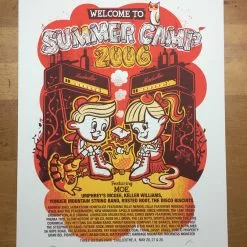 Moe. - 2006 Methane Studios Poster Chillicothe, IL Three Sisters Park Summer Cam