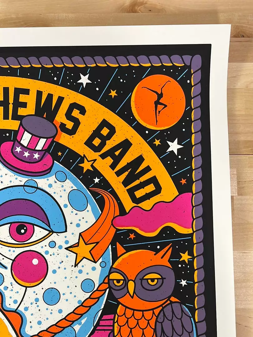 Methane Studios Dave Matthews Band - 2021 Methane Poster Saratoga, NY 9/17 Gig Posters 6 Methane Studios Dave Matthews Band - 2021 Methane Poster Saratoga, NY 9/17 Gig Posters