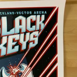 Black Keys - 2012 Blair Sayer Poster Auckland, AUS S/N Gig Posters
