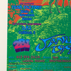 Mark Henson Gig Posters MHP 56 Bad Religion - 1999 Poster Maritime Hall San Fran 1st