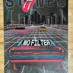Sold Out Posters Rolling Stones - 2021 Poster Detroit, MI No Filter Tour Gig Posters
