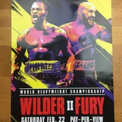 Sold Out Posters Boxing - 2020 Poster Wilder Vs Fury 2