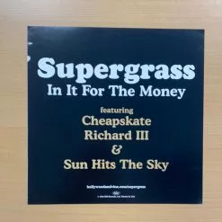 Sold Out Posters Supergrass - 1997 Original Vinyl Poster Insert 12x12 Record Art 12 Sold Out Posters Supergrass - 1997 Original Vinyl Poster Insert 12x12 Record Art