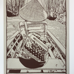 Radioactivity - 2015 Fugscreens Studios Poster Variant Chicago, IL Empty Bottle