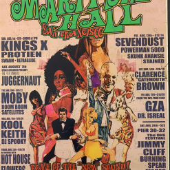 Gig Posters MHP 73 Maritime Hall - 1999 Poster August Ron Donovan San Fran 1st