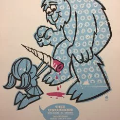Unicorns - 2004 Methane Studios Poster Atlanta, GA Echo Lounge Gig Posters