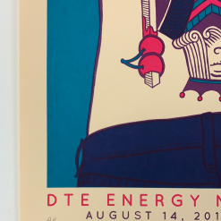 Gig Posters Kings Of Leon - 2017 Dan Grissom Poster Clarkson, MI DTE Energy