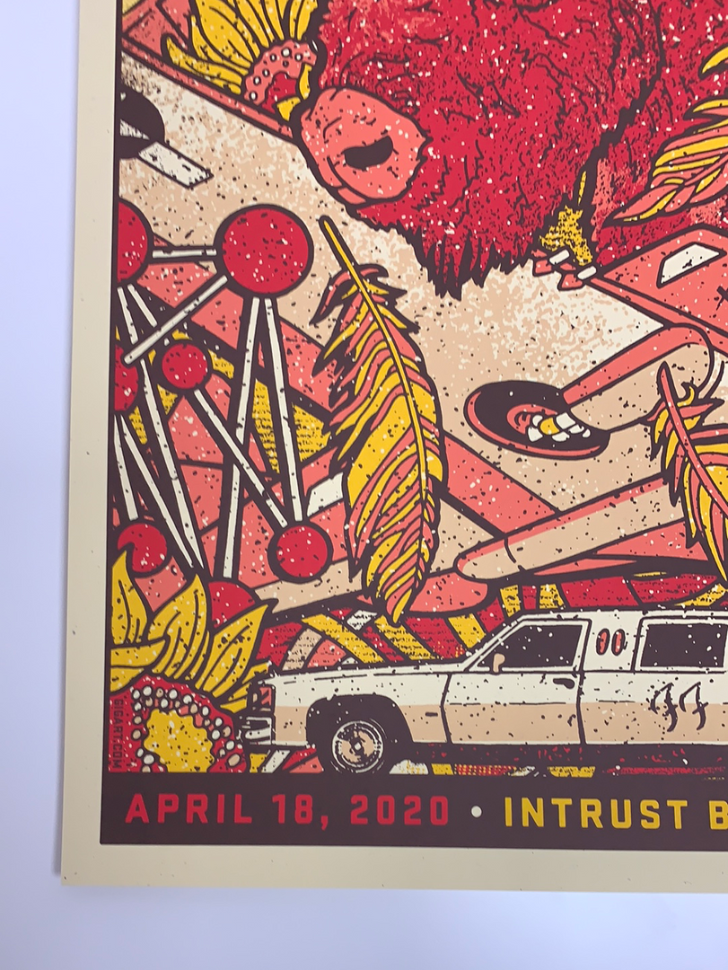 Gregg Gordon Gig Posters Foo Fighters - 2020 Gigart Poster Wichita, KS Intrust Bank Arena 1st 8 Gregg Gordon Gig Posters Foo Fighters - 2020 Gigart Poster Wichita, KS Intrust Bank Arena 1st