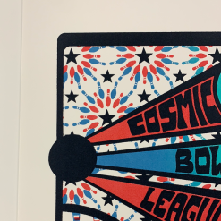 Colorado Cosmic Bowling League Yonder Mountain String Band - 2008 Tripp Poster Denver, CO