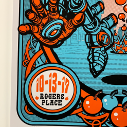 Kings Of Leon - 2017 Jesse Philips Poster Edmonton, AB Rogers Place