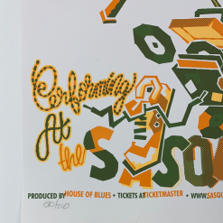 A.C. Newman - 2005 Guy Burwell Poster George, WA Gorge Amphitheatre