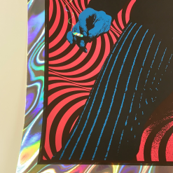 Bob Dylan - 2020 Carl Glover Poster Art Print Lava FOIL