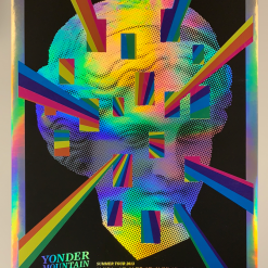 Yonder Mountain String Band - 2013 Johnny Sampson FOIL Poster Summer Tour Foil Posters