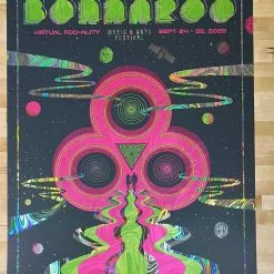Bonnaroo - 2020 Status Serigraph Poster Manchester, TN FOIL Foil Posters