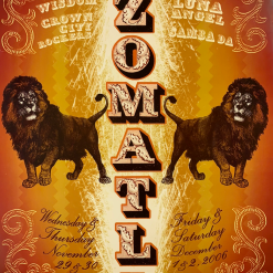 Ozomatli - 2006 Justin Page Poster Fillmore Auditorium San Fran 1st