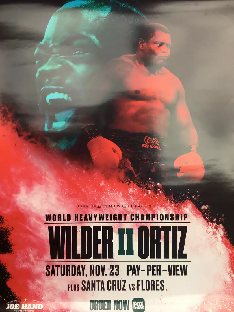Sold Out Posters Boxing - 2019 Poster Wilder Vs Ortiz 2 4 Sold Out Posters Boxing - 2019 Poster Wilder Vs Ortiz 2