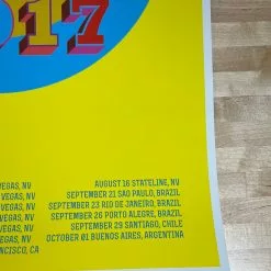 Sold Out Posters Gig Posters The Who - 2017 Poster North & South America Tour Screen Print 12 Sold Out Posters Gig Posters The Who - 2017 Poster North & South America Tour Screen Print