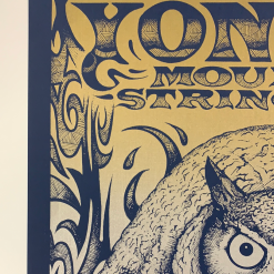 Gig Posters Yonder Mountain String Band - 2010 Michael Everett Blue Poster San Francisco, CA Fillmore