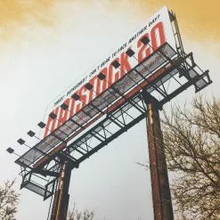 Flatstock 20 - 2009 Dan MacAdam Crosshair Poster Austin, TX Austin Convention Ce Gig Posters