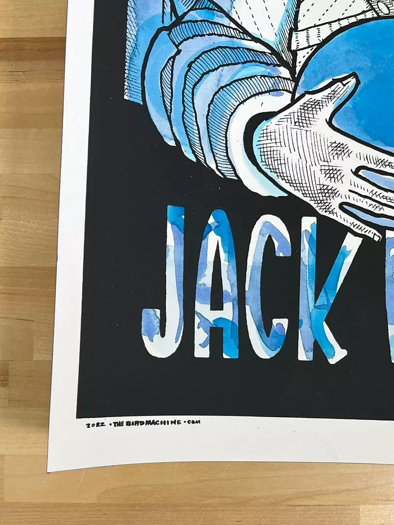 Jack White - 2022 Jay Ryan Poster Cincinnati, OH Watercolor 8 Jack White - 2022 Jay Ryan Poster Cincinnati, OH Watercolor