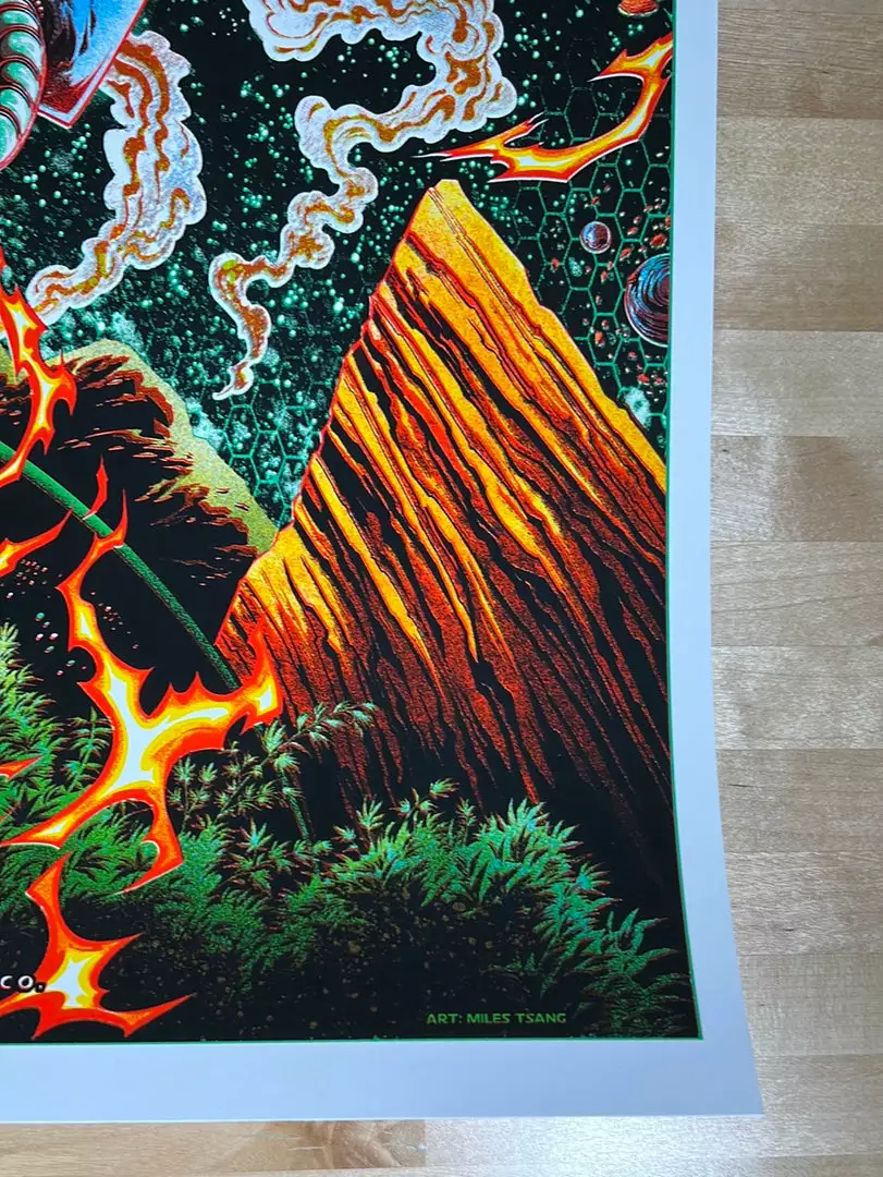 311 - 1996 Miles Tsang Poster Red Rocks Morrison, CO GREEN 7 311 - 1996 Miles Tsang Poster Red Rocks Morrison, CO GREEN