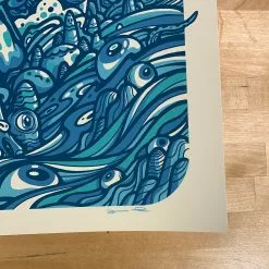 Gig Posters Phish - 2021 Drew Millward Poster LP On LP Waves Ed