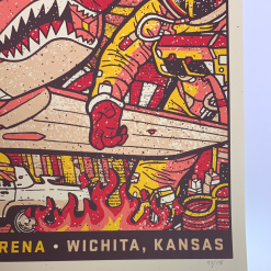 Gregg Gordon Gig Posters Foo Fighters - 2020 Gigart Poster Wichita, KS Intrust Bank Arena 1st 12 Gregg Gordon Gig Posters Foo Fighters - 2020 Gigart Poster Wichita, KS Intrust Bank Arena 1st