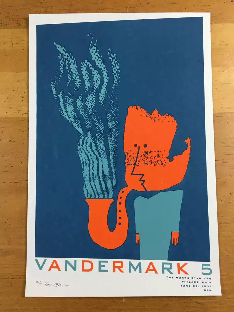 Vandermark 5 - 2004 Kevin Mercer Poster Philadelphia, PA The North Star 6 Vandermark 5 - 2004 Kevin Mercer Poster Philadelphia, PA The North Star