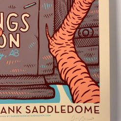 Kings Of Leon - 2017 Dan Grissom Poster Calgary, AB Scotiabank Gig Posters