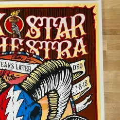 Sold Out Posters Colorado Dark Star Orchestra - 2018 Poster Autographed Red Rocks Morrison, CO 11 Sold Out Posters Colorado Dark Star Orchestra - 2018 Poster Autographed Red Rocks Morrison, CO