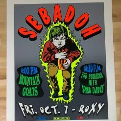 TAZ Gig Posters Sebadoh - 1994 T.A.Z. Poster Los Angeles, CA Roxy Theatre 1st Ed