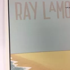 Ray LaMontagne - 2016 Justin Santora Poster Charlotte, NC Metro Credit Amphithea